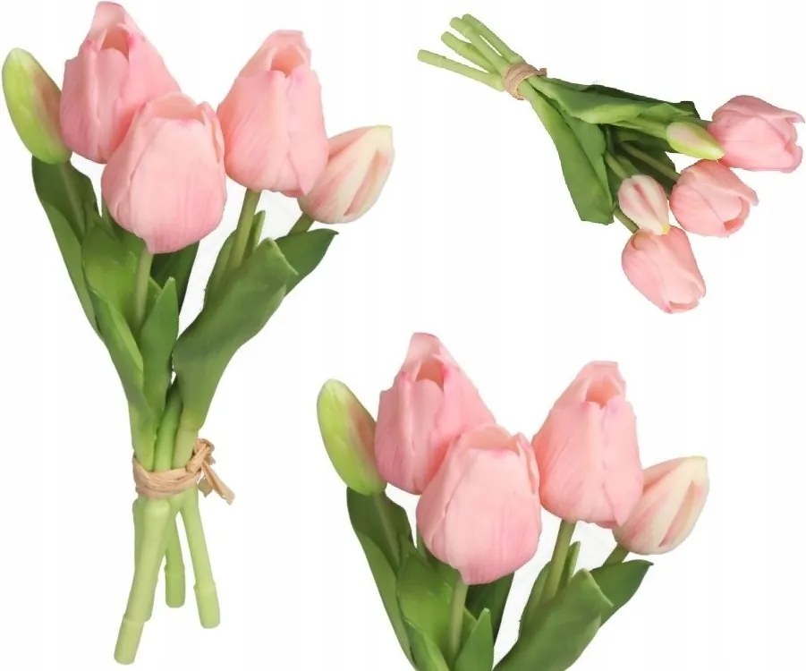 Tulipán Csokor Tulipán Gumi Gumírozott, Mint Az Élő