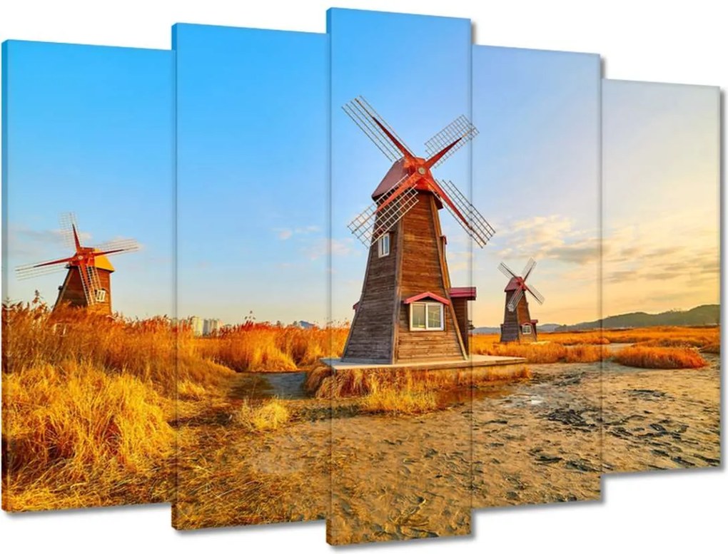 Vászonkép 70x50 Fa szélmalom