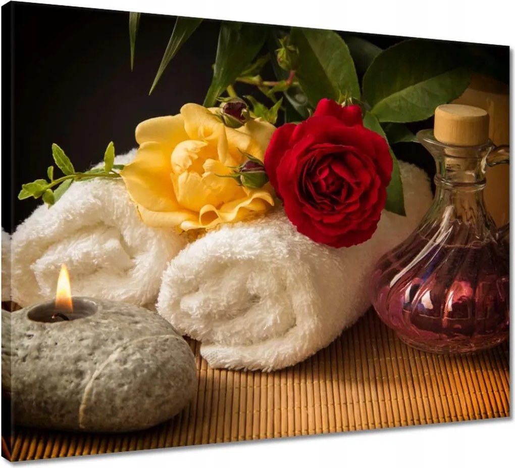 Vászonkép 50x40 Spa Wellness Relaxáció Víz