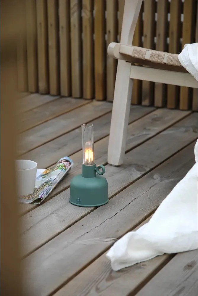 Sötétzöld LED asztali lámpa (magasság 22 cm) Astrid – Markslöjd