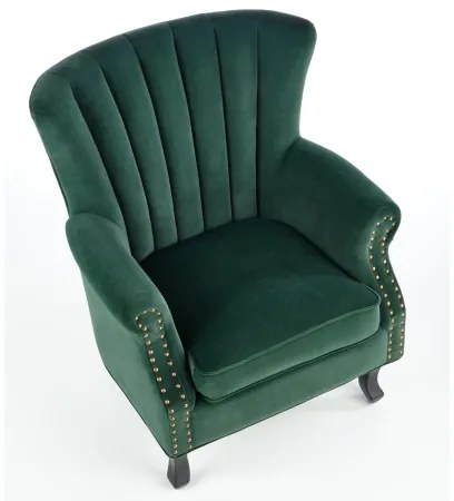 Fotel CLARUS sötétzöld