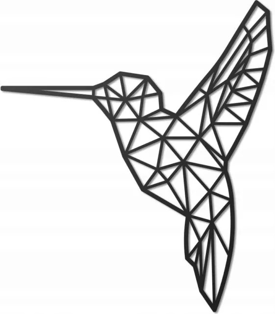 Kolibri Geometrikus fali dekoráció kép 30cm