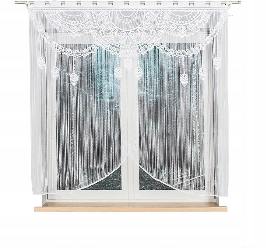 Függönyök Spagetti Panelek Konyhába Nappaliba Boho Makramé Függöny Rani 160x160