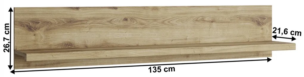 Polc DORSI 135, tölgyfa Navarra