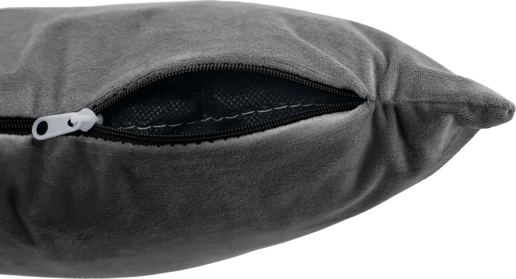 Irodai fotel, szürke Velvet anyag/króm, KLIAN