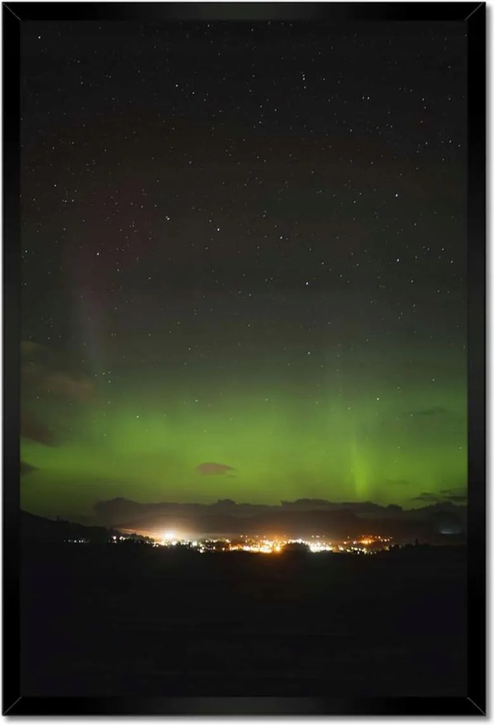 Poszterek keretben 40x60 Sarkvidéki éjszaka Skóciában