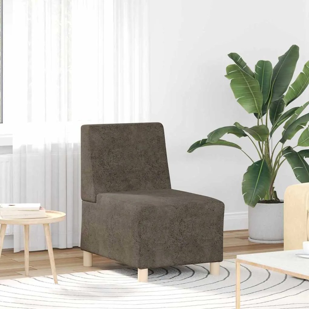 Fotel 2 pcs Sötétszürke 55 x 74 x 82 cm Műbőr velúr