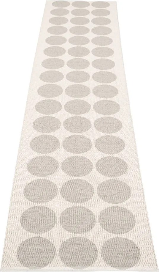 Bézs-krémszínű kültéri-beltéri futószőnyeg 70x320 cm Hugo Linen Vanilla – Pappelina