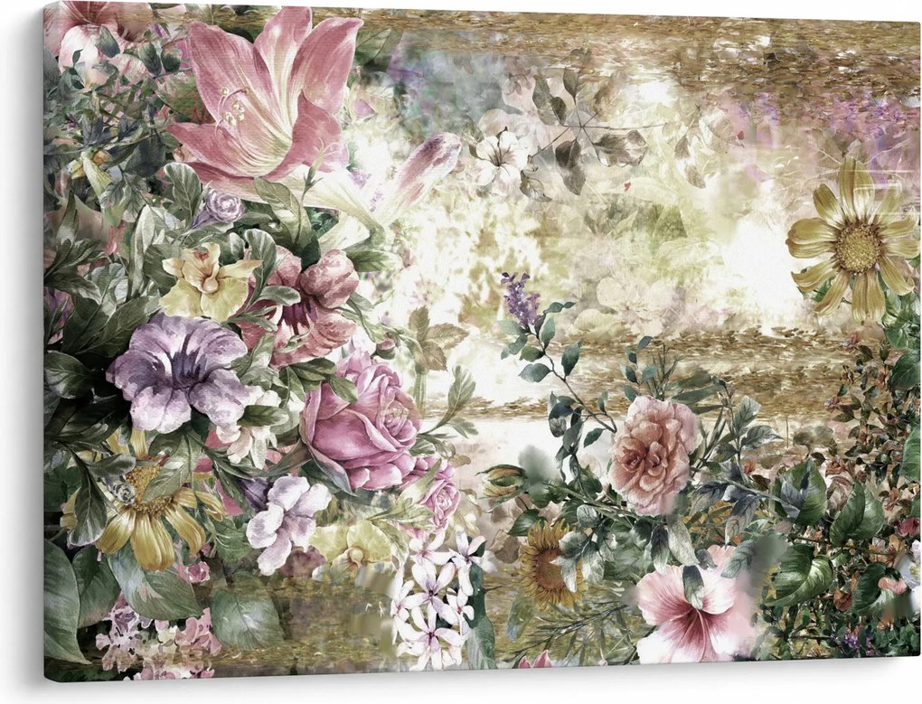 Kép - Design virágok (70x50 cm)