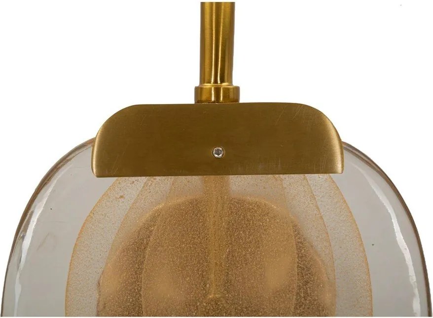 Aranyszínű üveg fali lámpa Softy – Mauro Ferretti