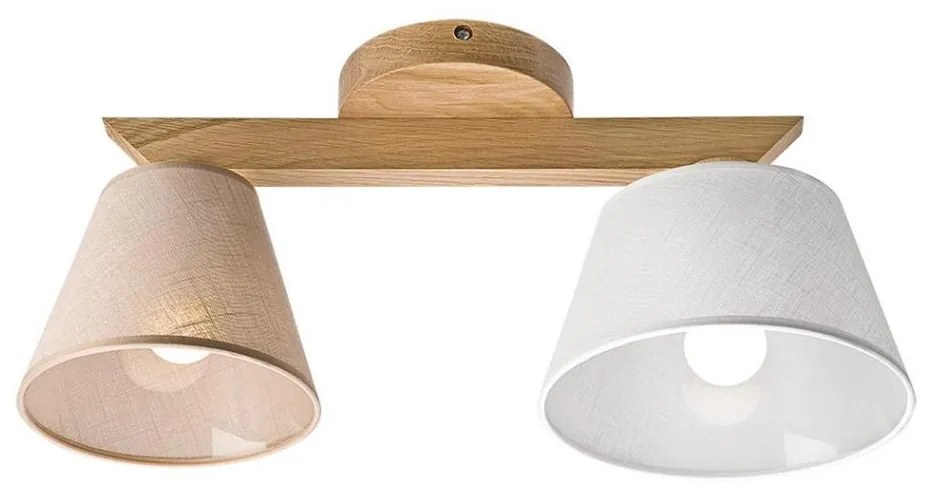 Fali lámpa ANTONIO 2xE14/40W/230V tölgy