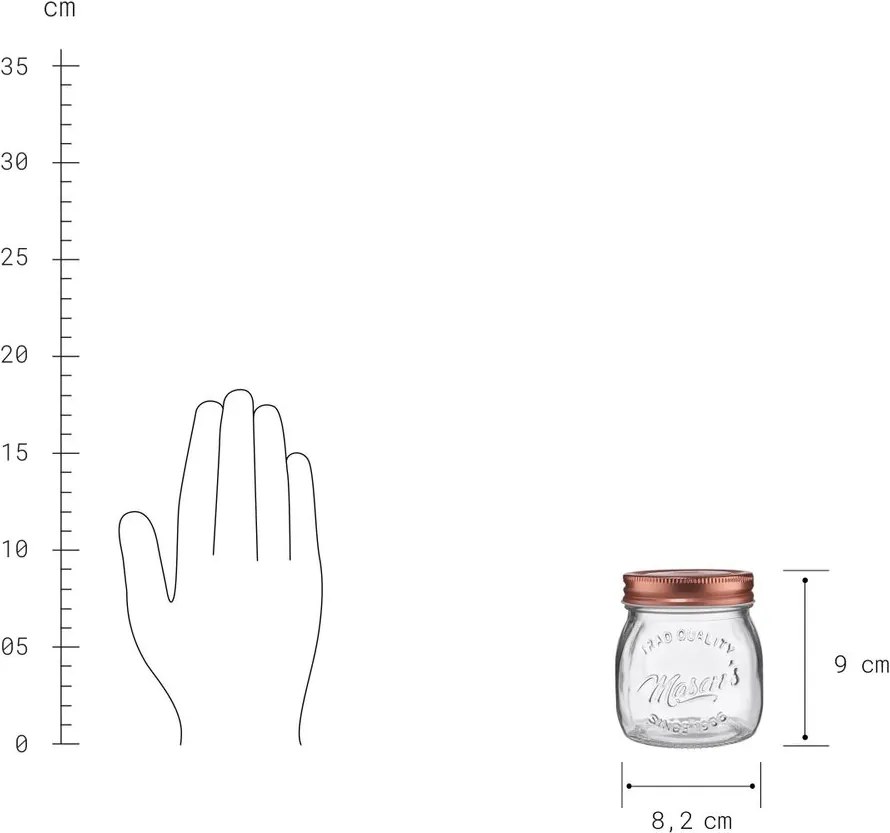 MASON'S befőttes üveg 250 ml