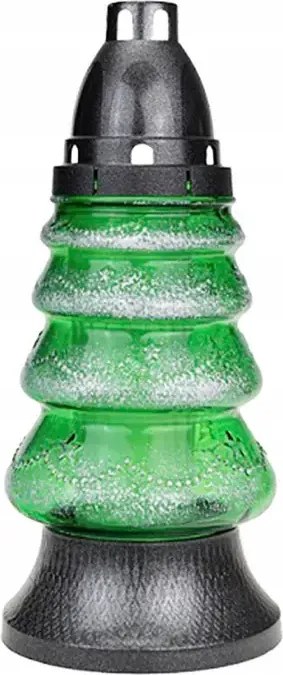 Karácsonyi mécses a karácsonyi sírra 25h paraffin betéttel 26cm