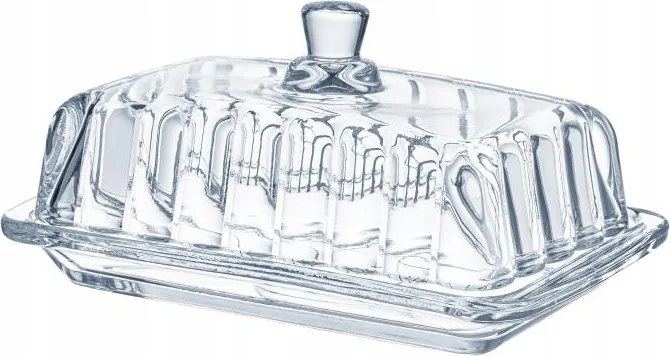 Vajtartó 16x11cm Ribs Ambition üveg vajtartó