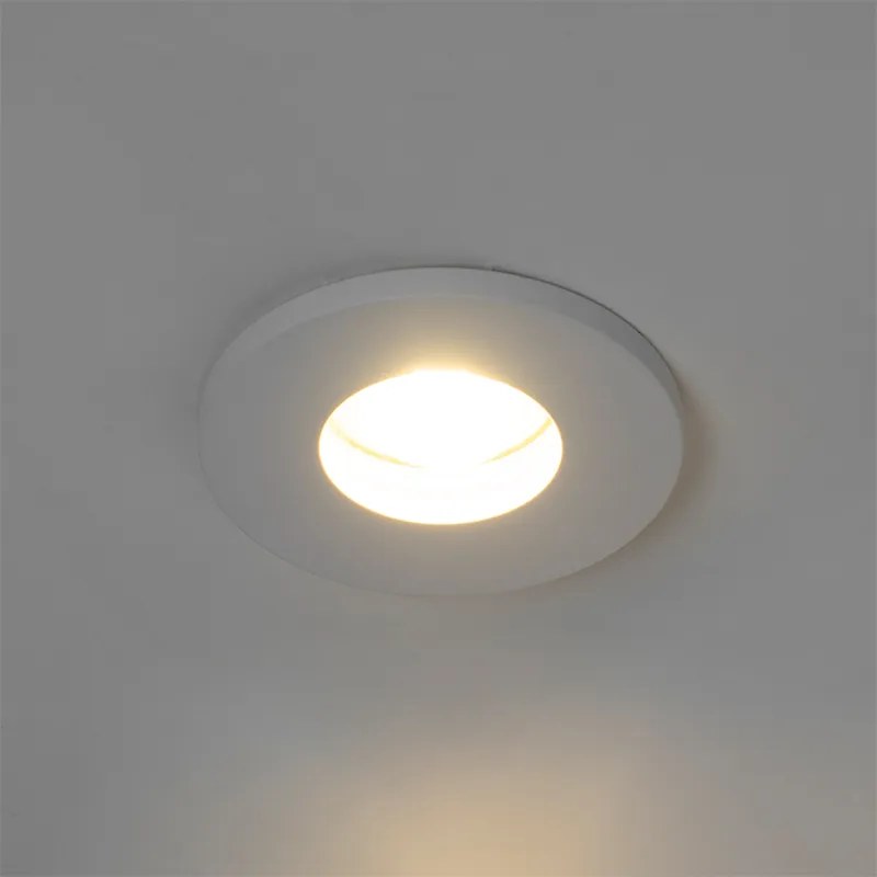 Modern fürdőszobai beépített spotlámpa fehér - Shed