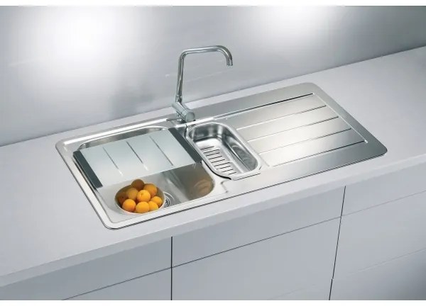 ALVEUS 1082440 - LINE konyhai mosogató 98x50 cm matt acél/szatén