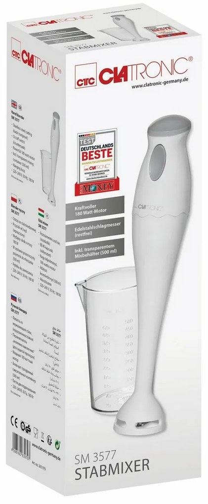 Clatronic SM 3577 merülő keverő, fehér
