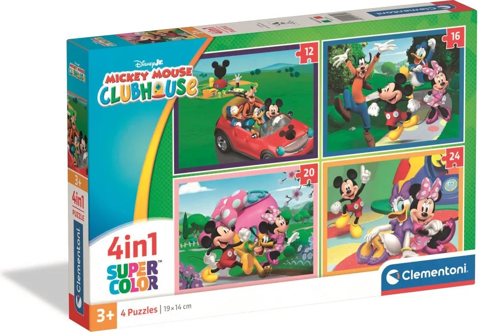 Disney Mickey Clubhouse 4 az 1-ben puzzle Clementoni