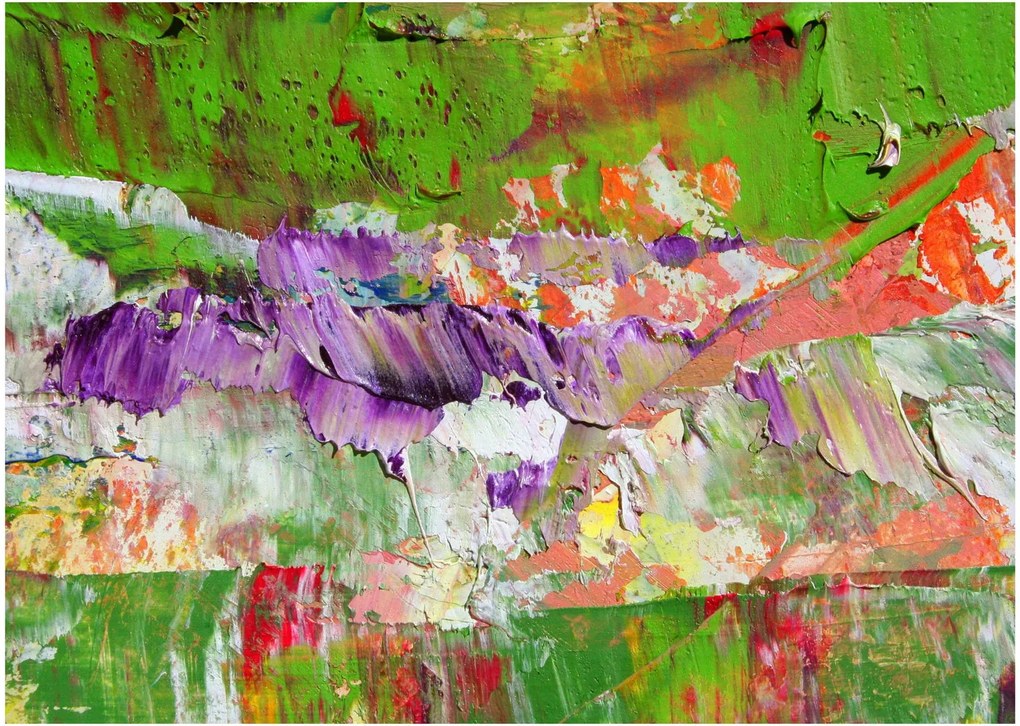 Absztrakció kép - festmény (70x50 cm)