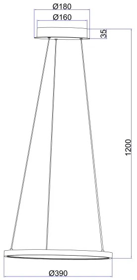 Globo 67192-19 - LED Csillár zsinóron RALPH LED/19W/230V