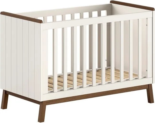 Bézs borovi fenyő babaágy állítható magassággal 60x120 cm Sezane – Vipack