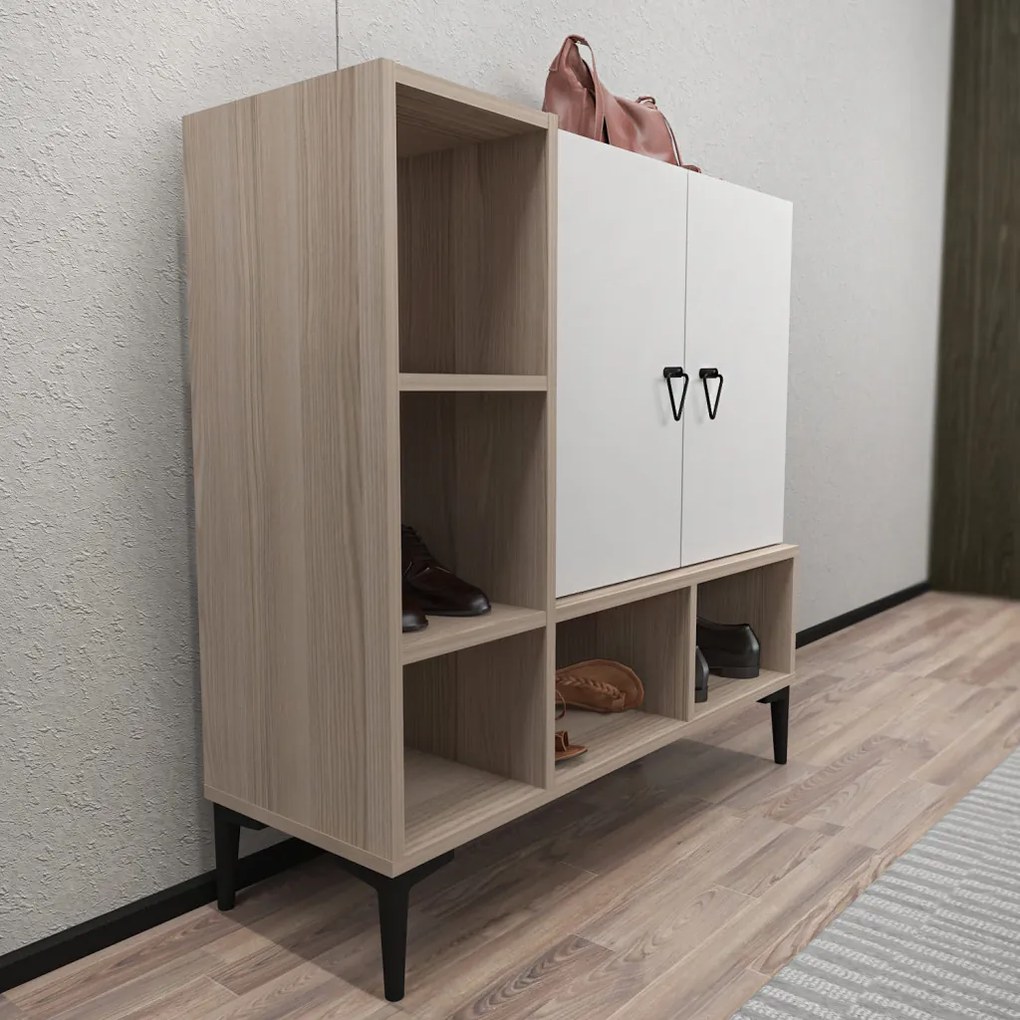 Platin komód, fehér, 100 cm