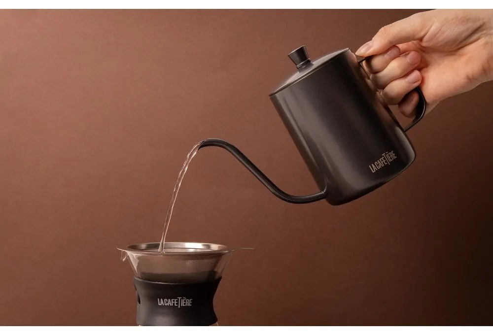 Szürke rozsdamentes acél kávéskanna 0,6 l La Cafetiere - Kitchen Craft
