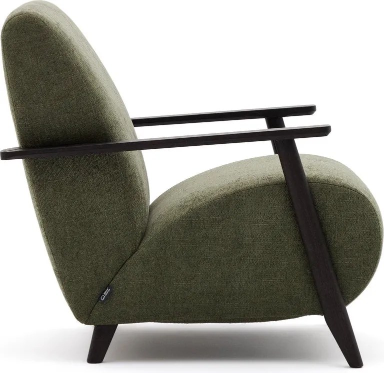 Zöld zsenília fotel Meghan – Kave Home