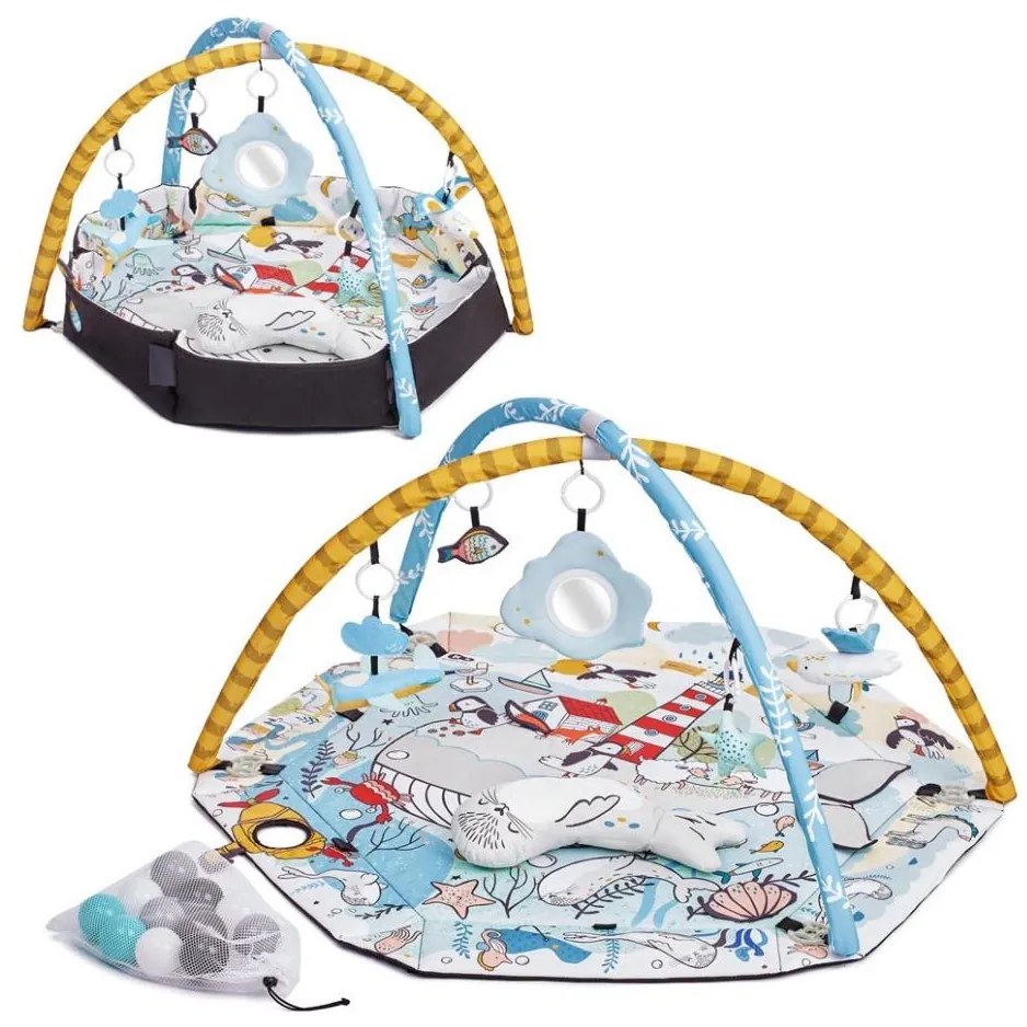 KINDERKRAFT - Gyermek játékszőnyeg SMARTPLAY Sea