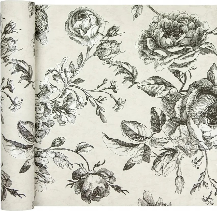 Tapéta, mint a művész Grafikája rajzolt Rózsák