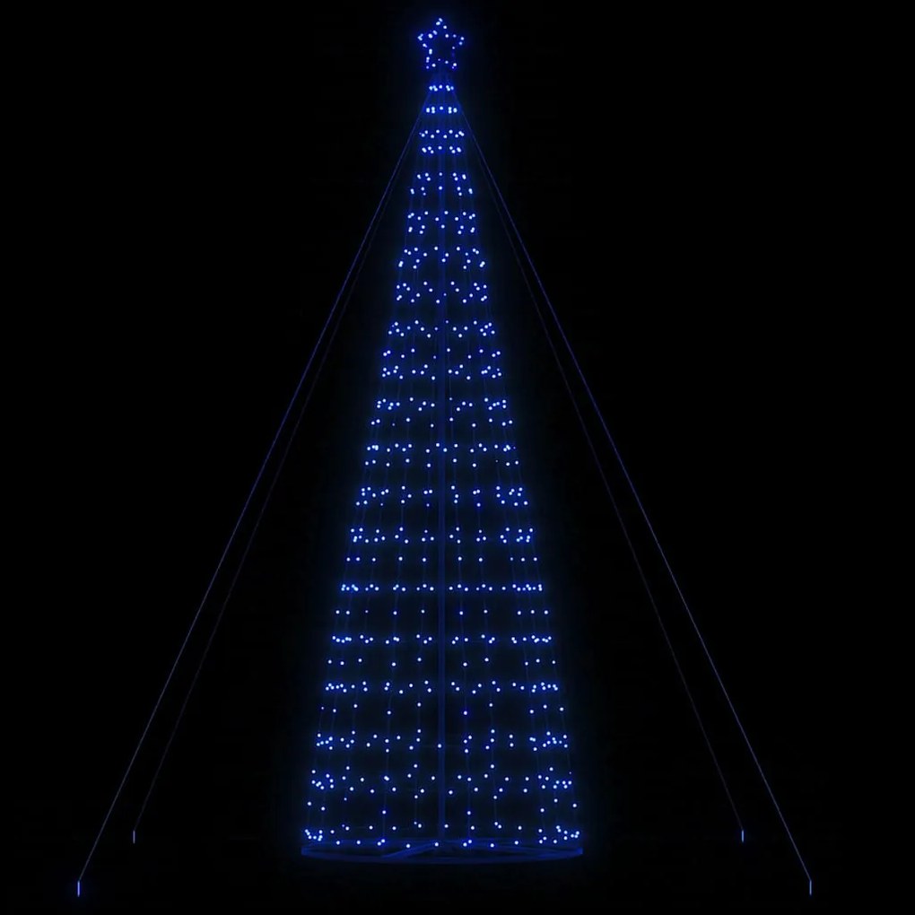 kék LED karácsonyfa 1534 LED 503 cm