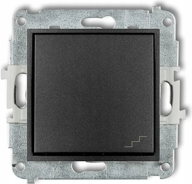 Lépcsőkapcsoló szimpla grafit 11MWP-3 Mini Karlik