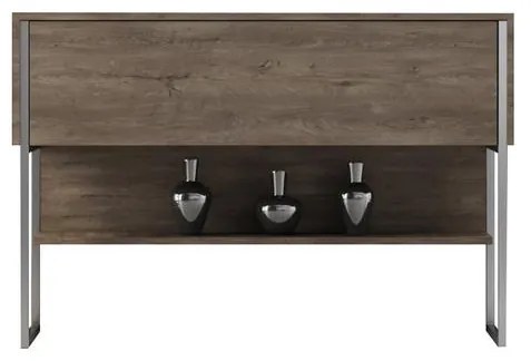 Komód Luxe - Silver, Walnut