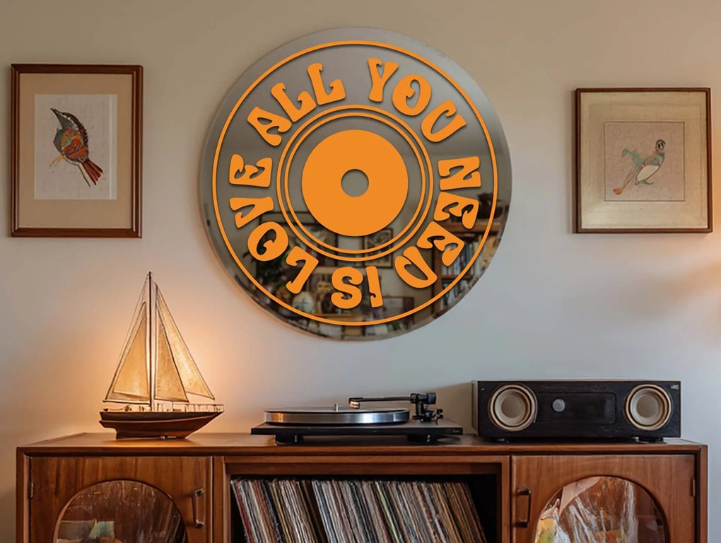 Tükör matrica S42 – CD- All you need is love