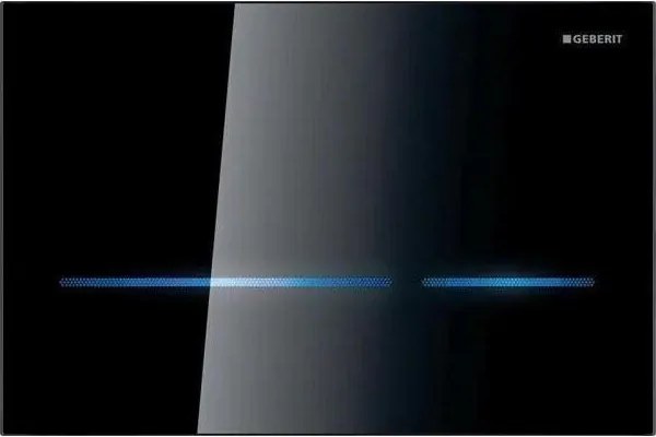 Geberit 116.090.SG.6- Érintésmentes öblítő nyomólap Sigma80 24,7x16,4 cm IP45 fekete