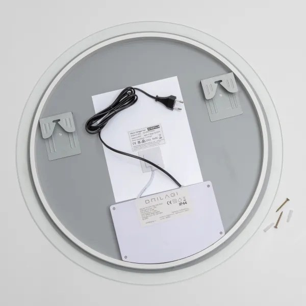 Brilagi-LED RGBW dimmelhető, páramentesítő fűtéssel, beépített LED háttérvilágítással rendelkező tükör CLARA PRO LED/18W/230V Ø 60 cm IP44