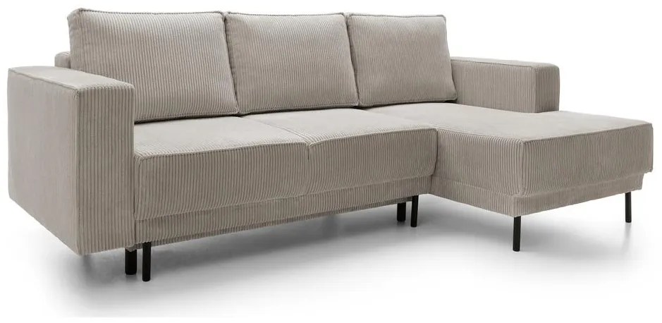 Sarokkanapé Rodriguez mini (J) (sötét bézs + fekete). 1099142