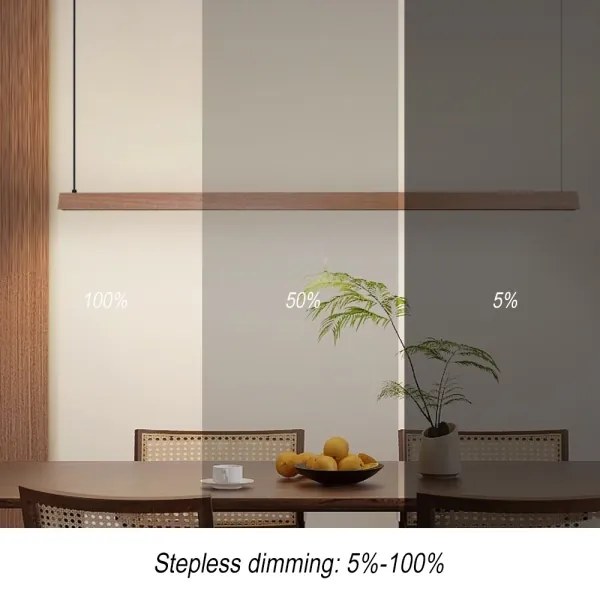 Immax NEO 07304L - LED dimmelhető zsinóros csillár MADEIRA 33W/230V Wi-Fi Tuya 152 cm tölgy