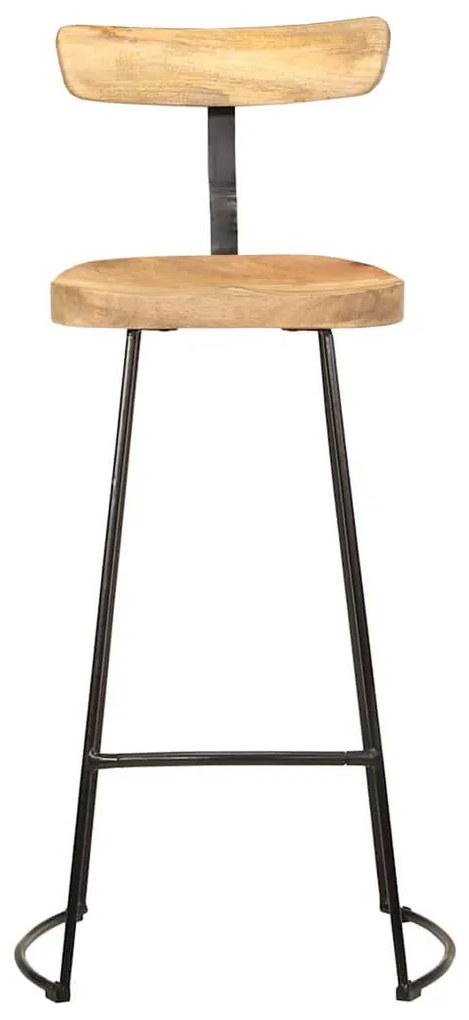 vidaXL bárszékek 2 db 49x43x103 cm tömör fa Mango