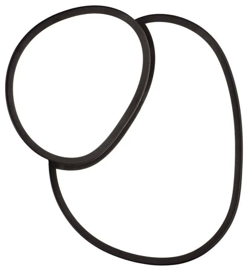 Fekete LED mennyezeti lámpa 36x43.5 cm Rise – Trio