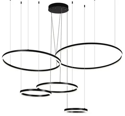 LED Dimmelhető csillár zsinóron LED/220W/230V 3000-6500K + távirányítás