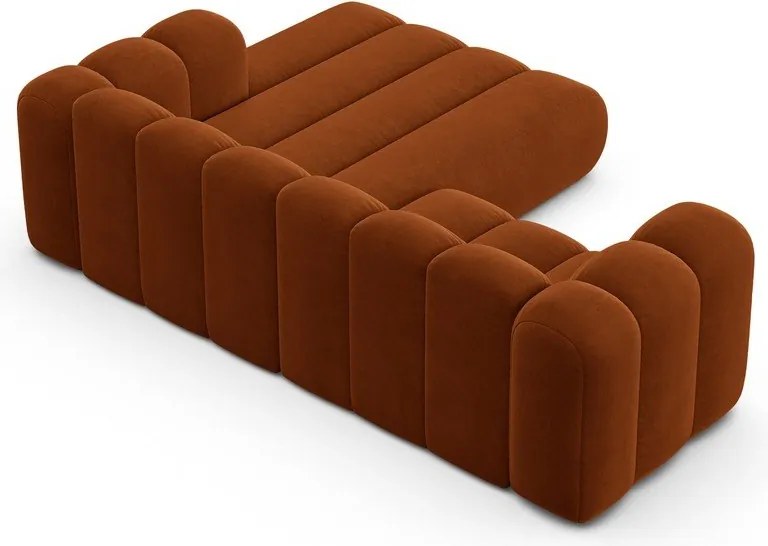 Narancssárga sarokkanapé (jobb oldali) Lupine – Micadoni Home