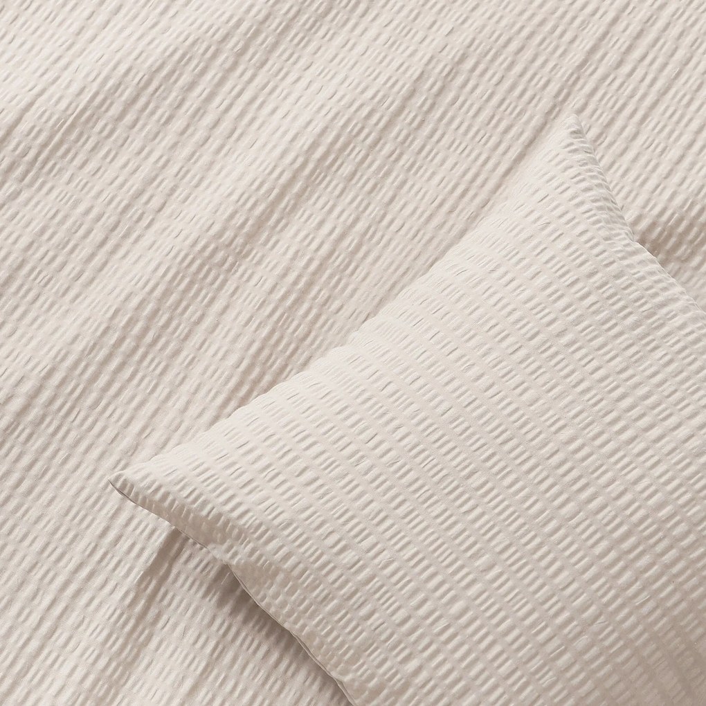 Goldea krepp párnahuzat - latte 40 x 40 cm