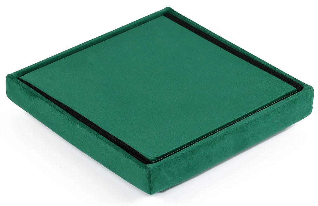 Zöld összecsukható ülőke CUBEXO VELVET M
