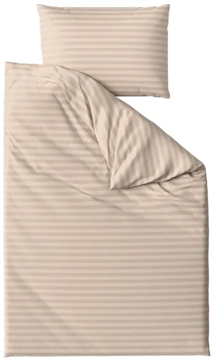 JASMINE mikroszálas szállodai ágyneműhuzat, bézs – 2 cm-es csíkos Ágyneműhuzat mérete: 2 db 70 x 90 cm | 200 x 220 cm