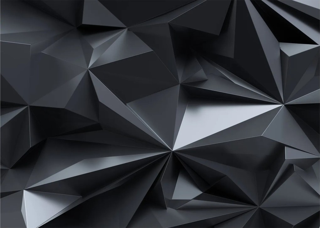 Kép - Geometriai absztrakció (üvegen) (70x50 cm)