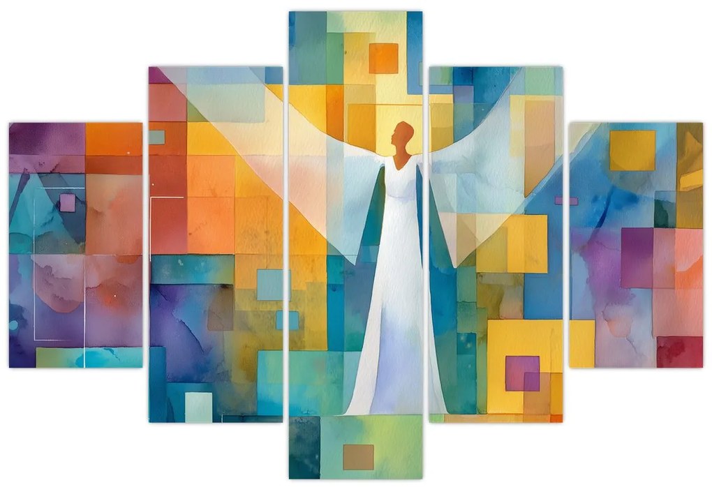 Kép - Geometrikus angyal (150x105 cm)