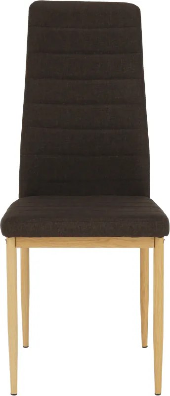 Szék, sötétbarna szövet/bükk, COLETA NOVA