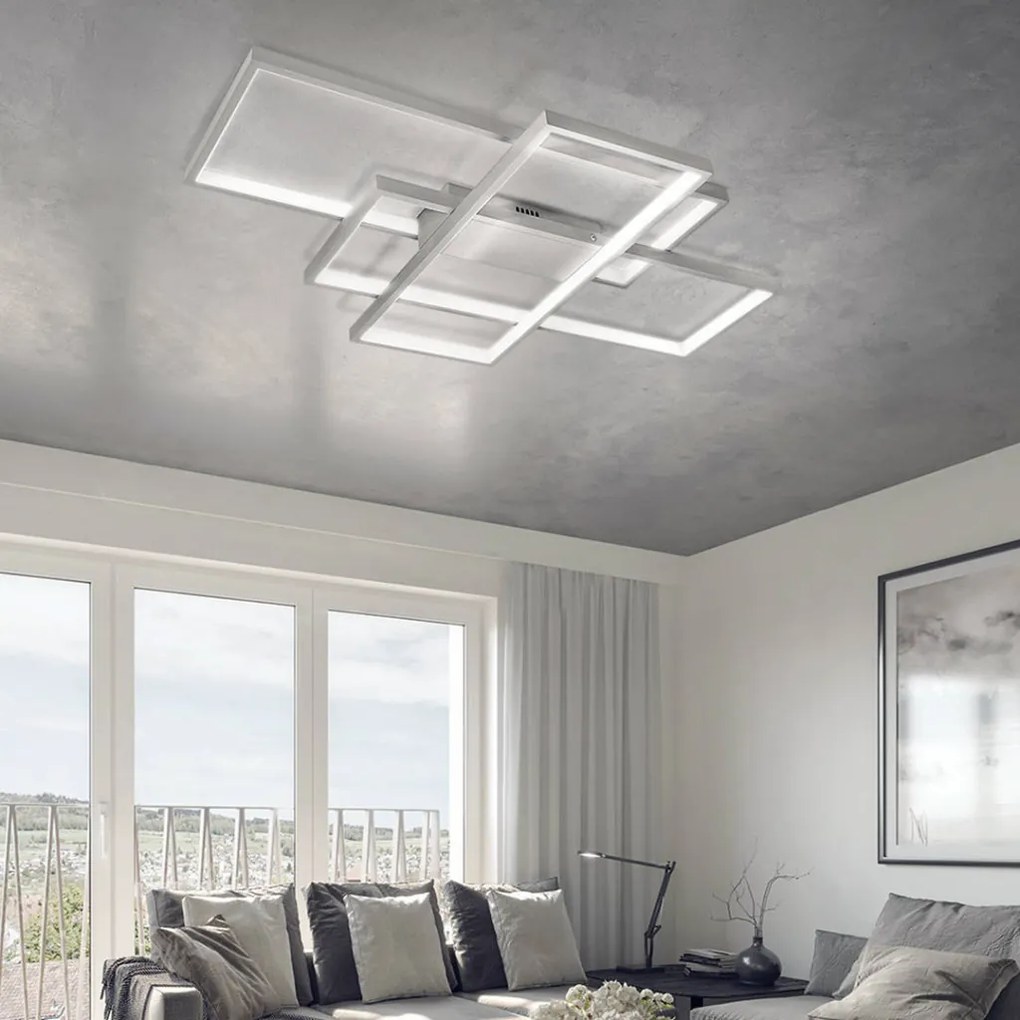 DOMENOLED 657 Modern LED Mennyezeti Lámpa Fehér, Szürke LED IP20