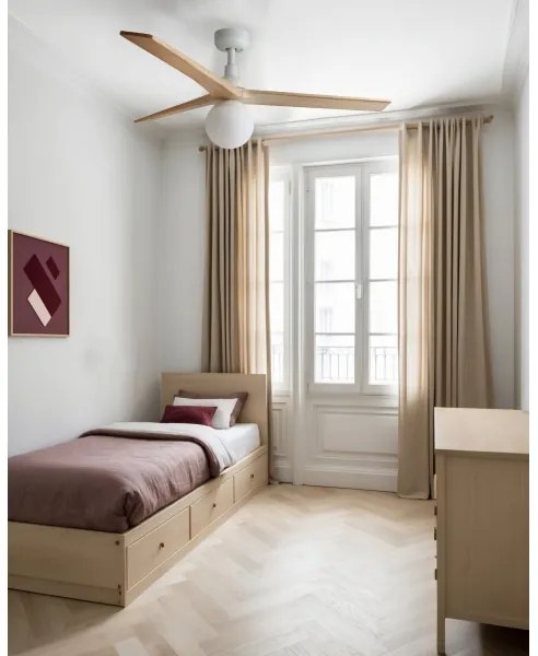 FARO 34280WT-11L KLIM M mennyezeti ventilátor 1xE27/15W/230V fenyő/fehér, 125 cm